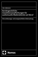 Bundesgesetzliche Investitionsverpflichtung für audiovisuelle Mediendienste auf Abruf 3756016692 Book Cover