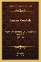 Entente cordiale 1147645434 Book Cover