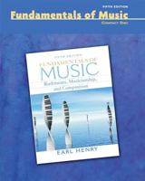 Fundamentals of Music: Rudiments, Musicanship, and Composition 0132448289 Book Cover