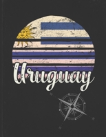 Uruguay: Uruguayan Vintage Flag Personalized Retro Gift Idea for Coworker Friend or Boss Planner Daily Weekly Monthly Undated Calendar Organizer Journal 167364547X Book Cover