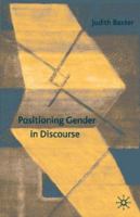 Positioning Gender in Discourse: A Feminist Methodology 0333986350 Book Cover