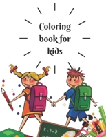 Coloring book for kids: Numbers for coloring for kids ages 4-8 inside are unicorns, dogs, animals and other B084DH5KBH Book Cover