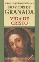 Vida de Cristo 8484071162 Book Cover