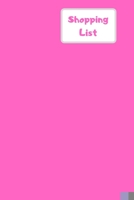 Shopping List: Lists of each page, list by different shops or types of food. Be organized for all your shopping needs. Never forget what you need with this simple book. Bright pink design 1675772584 Book Cover