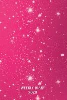 Weekly Diary 2020: Week to a page planner with added extras in the Diary for Student/Teacher/Home/Business - Starry Night Pink Cover 1695987497 Book Cover