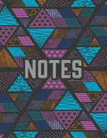 Notes: Tribal Doodle Pattern - Single Subject Notebook (College Ruled) 1081719974 Book Cover