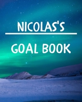 Nicolas's Goal Book: New Year Planner Goal Journal Gift for Nicolas / Notebook / Diary / Unique Greeting Card Alternative 1677053402 Book Cover
