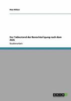 Der Tatbestand der Benachteiligung nach dem AGG 3640330986 Book Cover