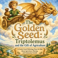 The Golden Seed: Triptolemus and the Gift of Agriculture: A Gentle Greek Mythology Story for Kids About Agriculture, Sharing, and Community Growth (Legends of Olympus) B0HFM57NJJ Book Cover