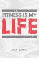 Daily Planner Weekly Calendar: Fitness Athlete Organizer Undated - Blank 52 Weeks Monday to Sunday -120 Pages- Fitness Quotes Notebook Journal I Love Fitness - Bodybuilding Quote To-Do List for Fitnes 1674870310 Book Cover