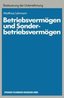 Betriebsvermogen Und Sonderbetriebsvermogen 3409137033 Book Cover