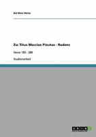 Zu: Titus Maccius Plautus - Rudens: Verse 185 - 289 3638904946 Book Cover