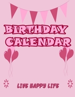 Birthday Calendar: birthday calendar 2020!!! You Can Use This To Record FAmily's and Friends Birthdays.so you dont forget .Why not make them a Birthday card when it's their birthday !!!!! 1655175017 Book Cover