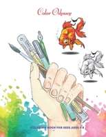 Color Odyssey - Coloring Book for Kids Ages 4-8: Easy and Fun Educational Coloring Pages of Animals for Little Kids, Boys, Girls, Preschool and Kindergarten B08CWL2KKP Book Cover