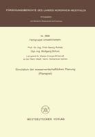 Simulation der wasserwirtschaftlichen Planung 3531029584 Book Cover