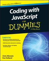 Coding with JavaScript for Dummies 1119056071 Book Cover