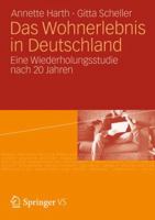 Das Wohnerlebnis in Deutschland: Eine Wiederholungsstudie Nach 20 Jahren 3531192280 Book Cover