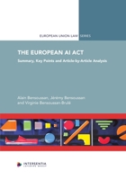 The European AI Act - Summary, Key Points and Article-by-Article Analysis 183970487X Book Cover