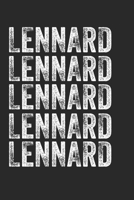 Name LENNARD Journal Customized Gift For LENNARD A beautiful personalized: Lined Notebook / Journal Gift, Notebook for LENNARD,120 Pages, 6 x 9 inches ... Family Notebook,Customized Journal, T 1678600725 Book Cover