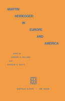 Martin Heidegger in Europe and America 9024715342 Book Cover