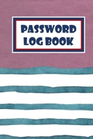 Password Log Book: Logbook To Protect Usernames, Internet Websites and Passwords Kraft And Water Color Cover (Vol.) 1698495331 Book Cover