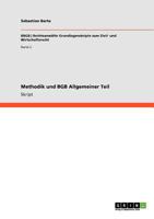 Methodik und BGB Allgemeiner Teil 3640775325 Book Cover