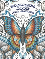 Butterfly Coloring Book for Adults: to Relax B0CVXCH7FF Book Cover