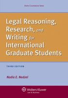 Legal Reasoning, Research, and Writing for International Graduate Students 1454805501 Book Cover