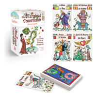 The Marginal Lenormand: An Irreverent Oracle of Medieval Marginalia (Lenormand Box Set with 37 Cards and Guide Book) 0764370928 Book Cover