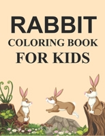 Rabbit Coloring Book For Kids: Rabbit Activity Book For Kids B0BJ2JS9B5 Book Cover