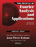 The Journal of Fourier Analysis and Applications Special Issue 1138442496 Book Cover
