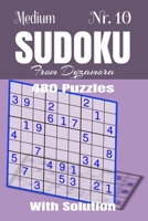 Medium Sudoku Nr.10: 480 puzzles with solution 1695770935 Book Cover