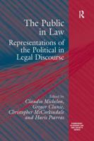 The Public in Law: Representations of the Political in Legal Discourse 1138273961 Book Cover