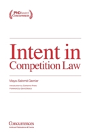 Intent in Competition Law 1954750153 Book Cover