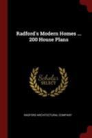 Radford's modern homes ... 200 house plans 0353052353 Book Cover