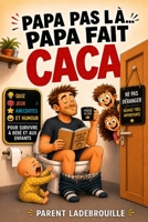 PAPA PAS LÀ… PAPA FAIT CACA !: Blagues, jeux, activités et conseils pour parents fatigués et sans écran - Idéal cadeau pour papa (French Edition) B0H1FPS7XK Book Cover