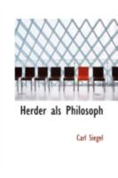 Herder als Philosoph 0526253002 Book Cover