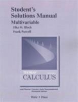 Student Solutions Manual, Multivariable for Thomas' Calculus 020116289X Book Cover