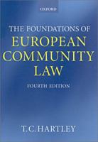 The Foundations of European Community Law 0198763255 Book Cover