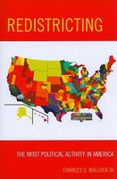 Redistricting: The Most Political Activity in America 1442203544 Book Cover