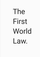 The First World Law. B0FJQS136J Book Cover