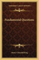Fundamental Questions 1022094939 Book Cover