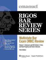 Multistate Bar Exam (MBE) Review Volume 1 2009 Edition 0735573336 Book Cover