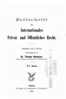 Zeitschrift Fur Internationales Privat- Und �ffentliches Recht 1533698929 Book Cover