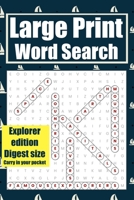 word search large print digest size: Explorer edition B09SNQBH4X Book Cover