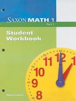 Saxon Math 1 Part 1, Student Workbook 160032570X Book Cover