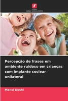 Percepção de frases em ambiente ruidoso em crianças com implante coclear unilateral (Portuguese Edition) 6209946771 Book Cover