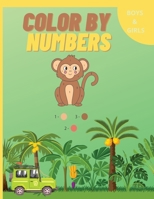 Color by Numbers: Now coloring gets even easier I Colour different animals and objects in a personal way and discover the artist in each child, game for kids 3 - 7 age, 8.5 x 11 1803895004 Book Cover