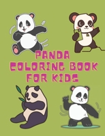 Panda coloring Book: for kids 108827868X Book Cover