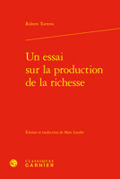 Un Essai Sur La Production de la Richesse 2406147304 Book Cover